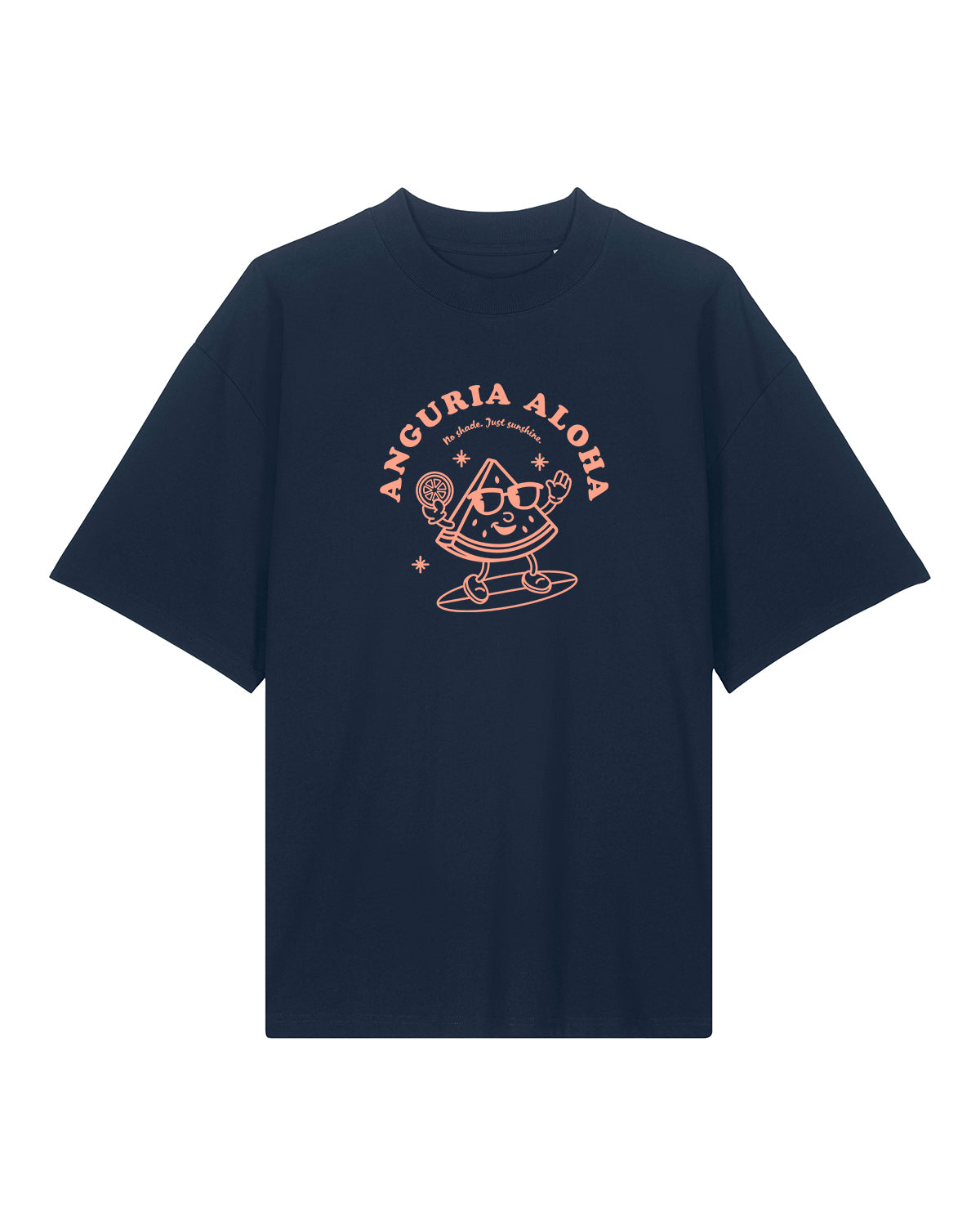 T-Shirt High Neck Frontprint Anguria Aloha