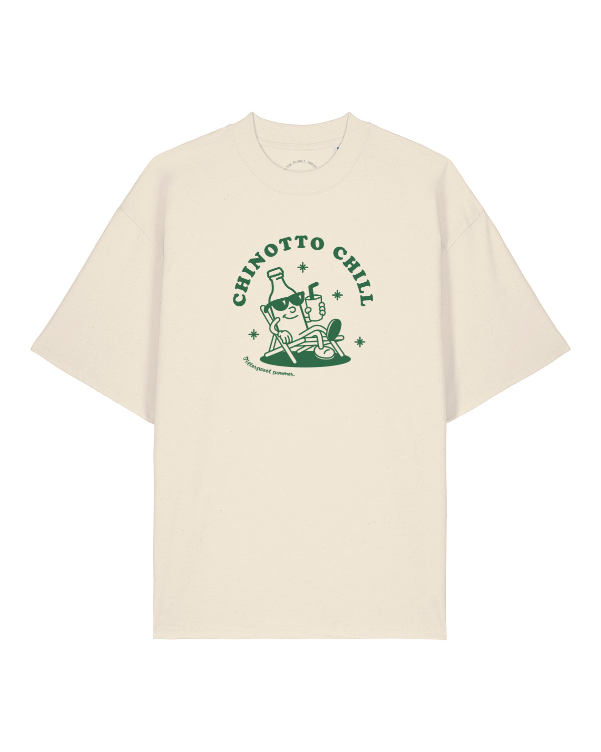T-Shirt High Neck Frontprint Chinotto Chill