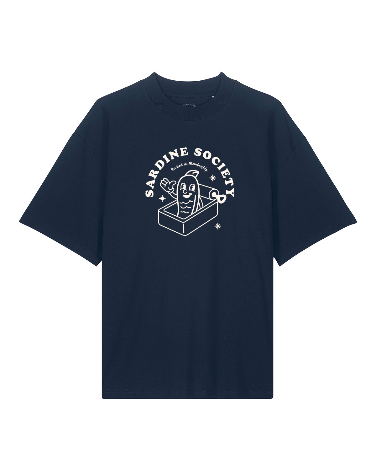 T-Shirt High Neck Frontprint Sardine Society