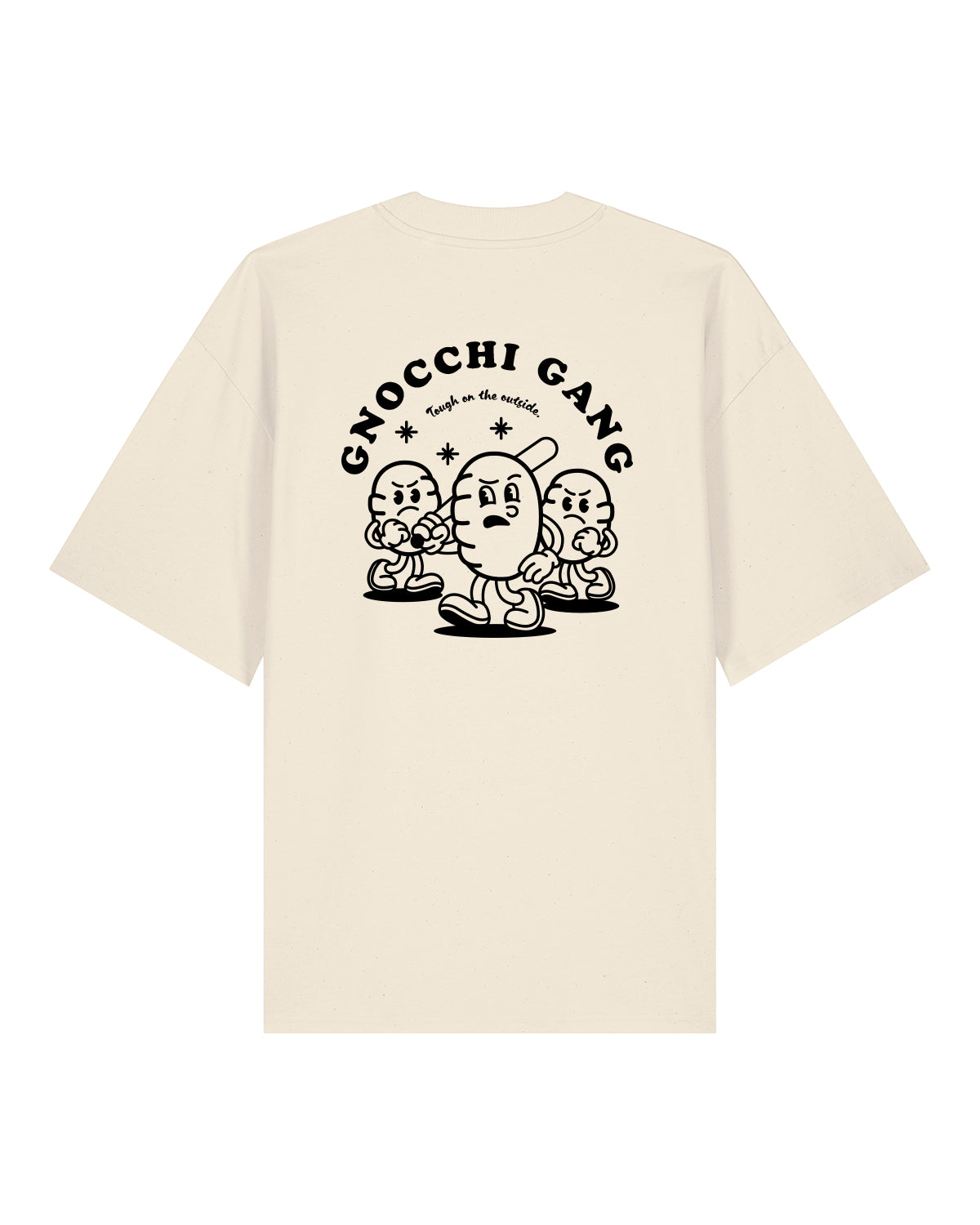 T-Shirt High Neck Backprint Gnocchi Gang