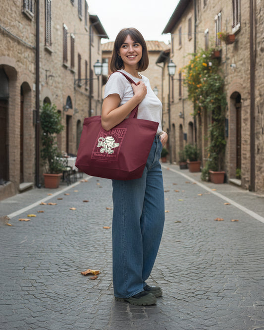 Shopping Bag Holiday Spirit Print