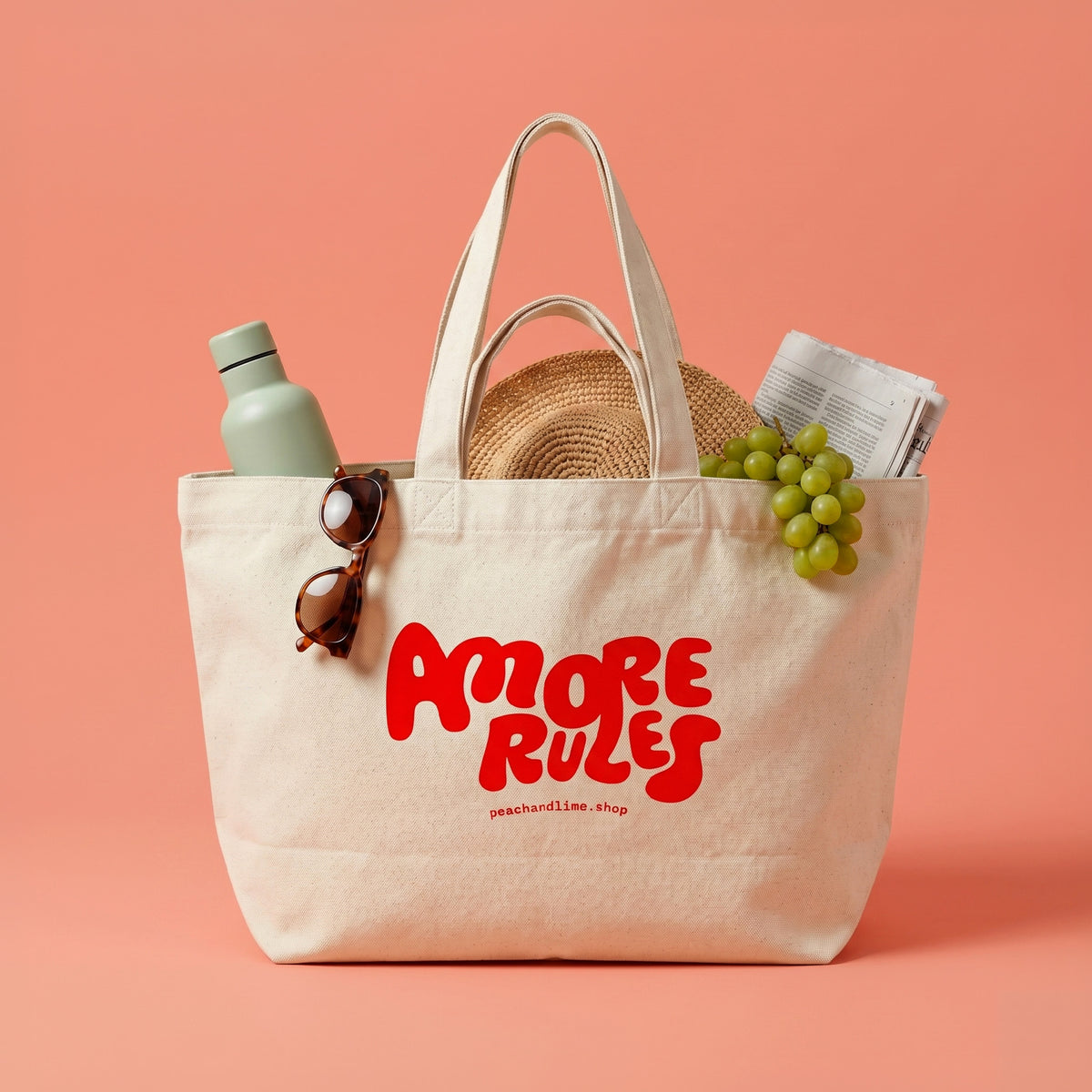 Shopping Bag Amore Rules Print