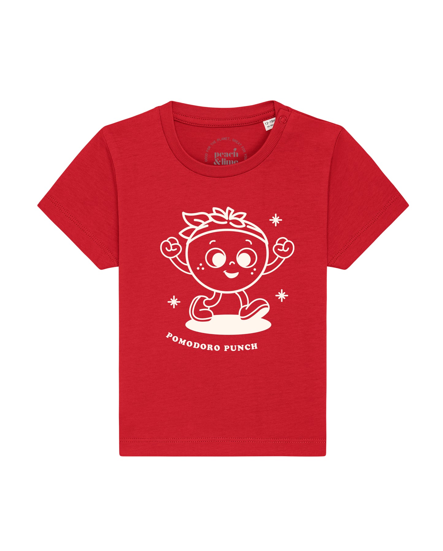 Baby T-Shirt Pomodoro Punch Frontprint
