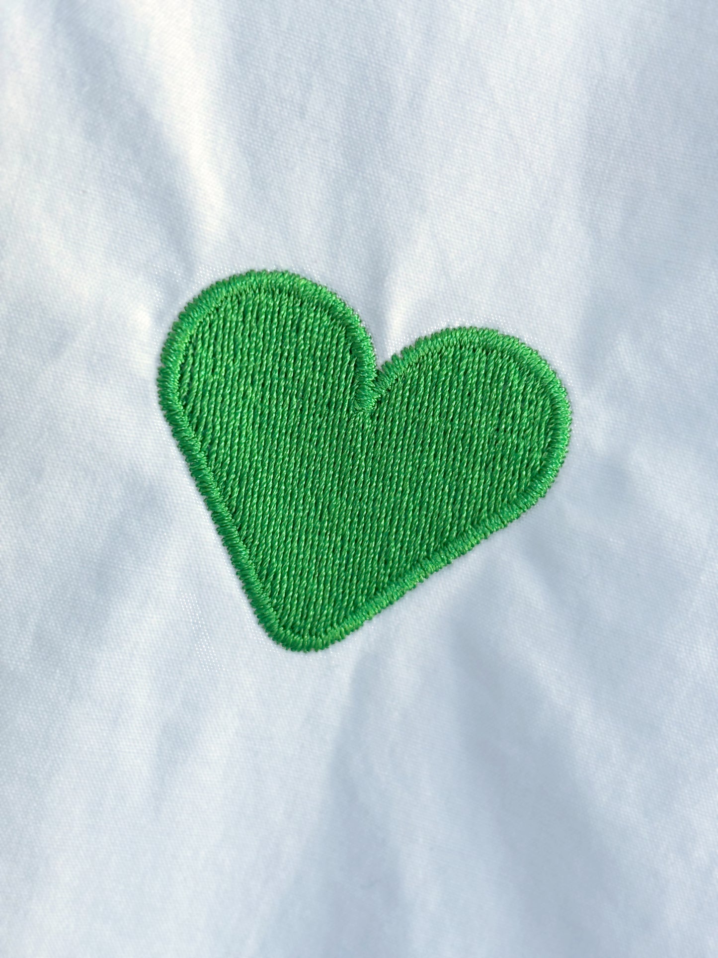 Men Shirt Green Heart