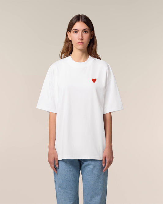 Unisex Oversized T-Shirt Heart Stick