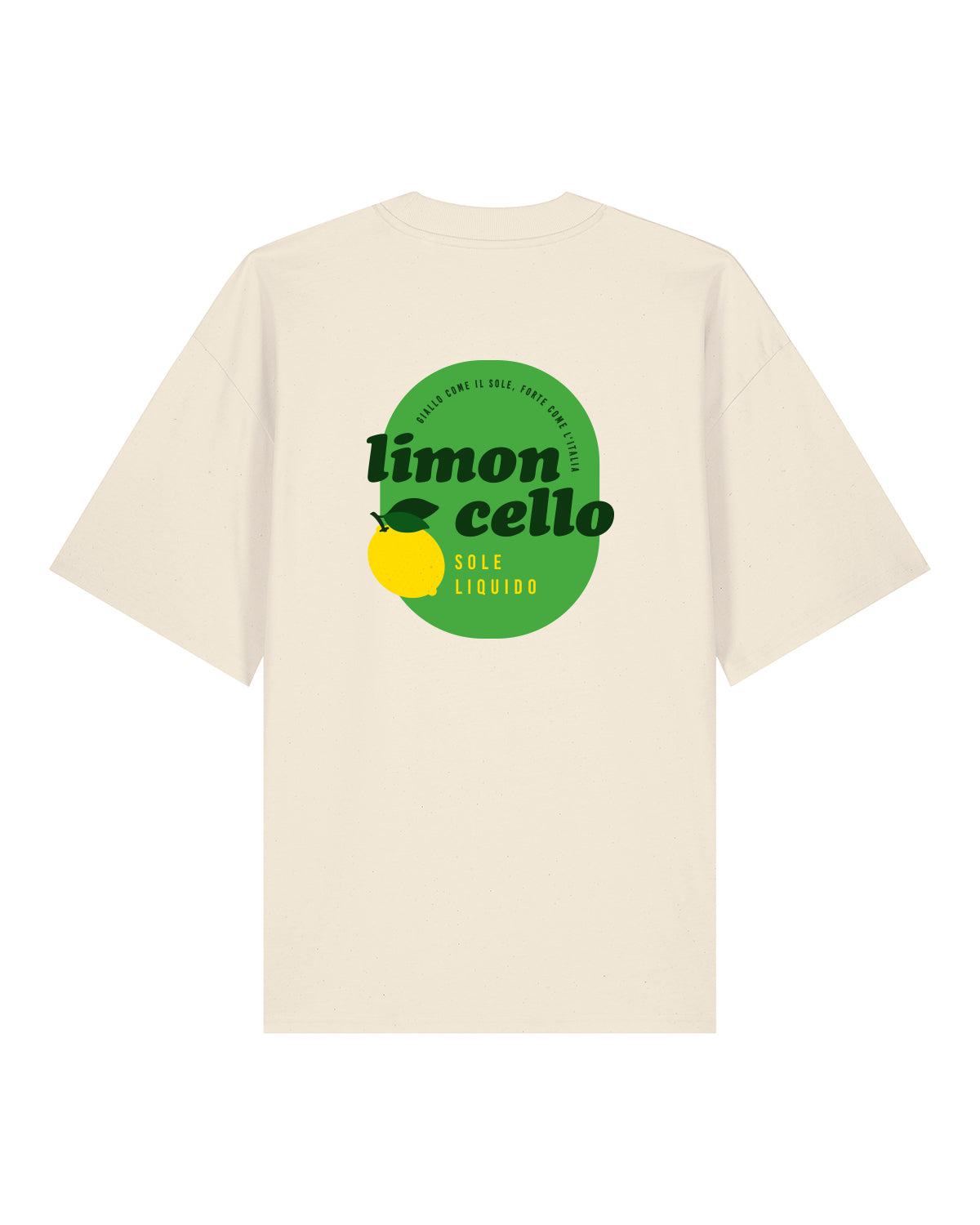 T-Shirt High Neck Backprint Limoncello – Gusto Liquido