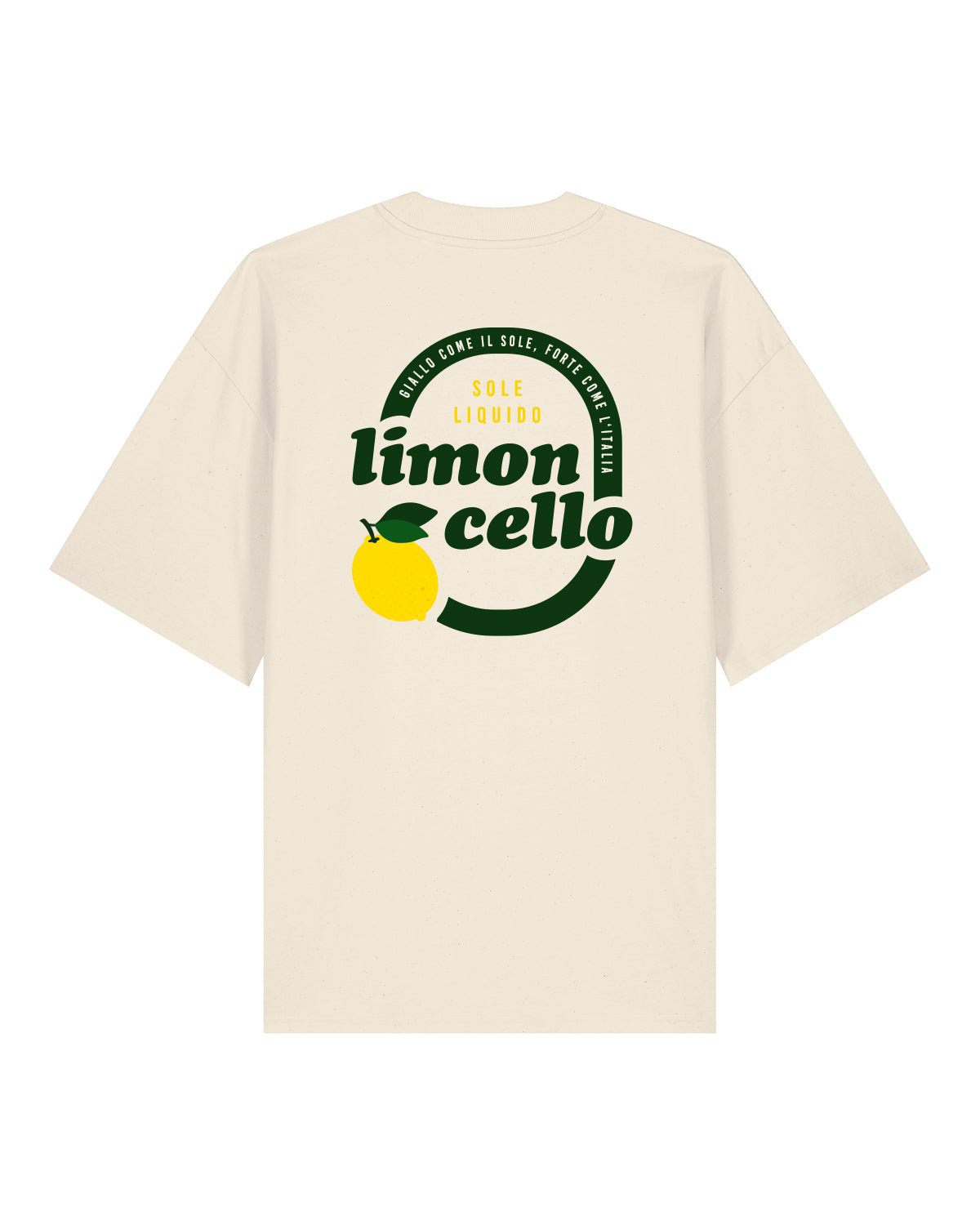 T-Shirt High Neck Backprint Limoncello – Gusto Liquido