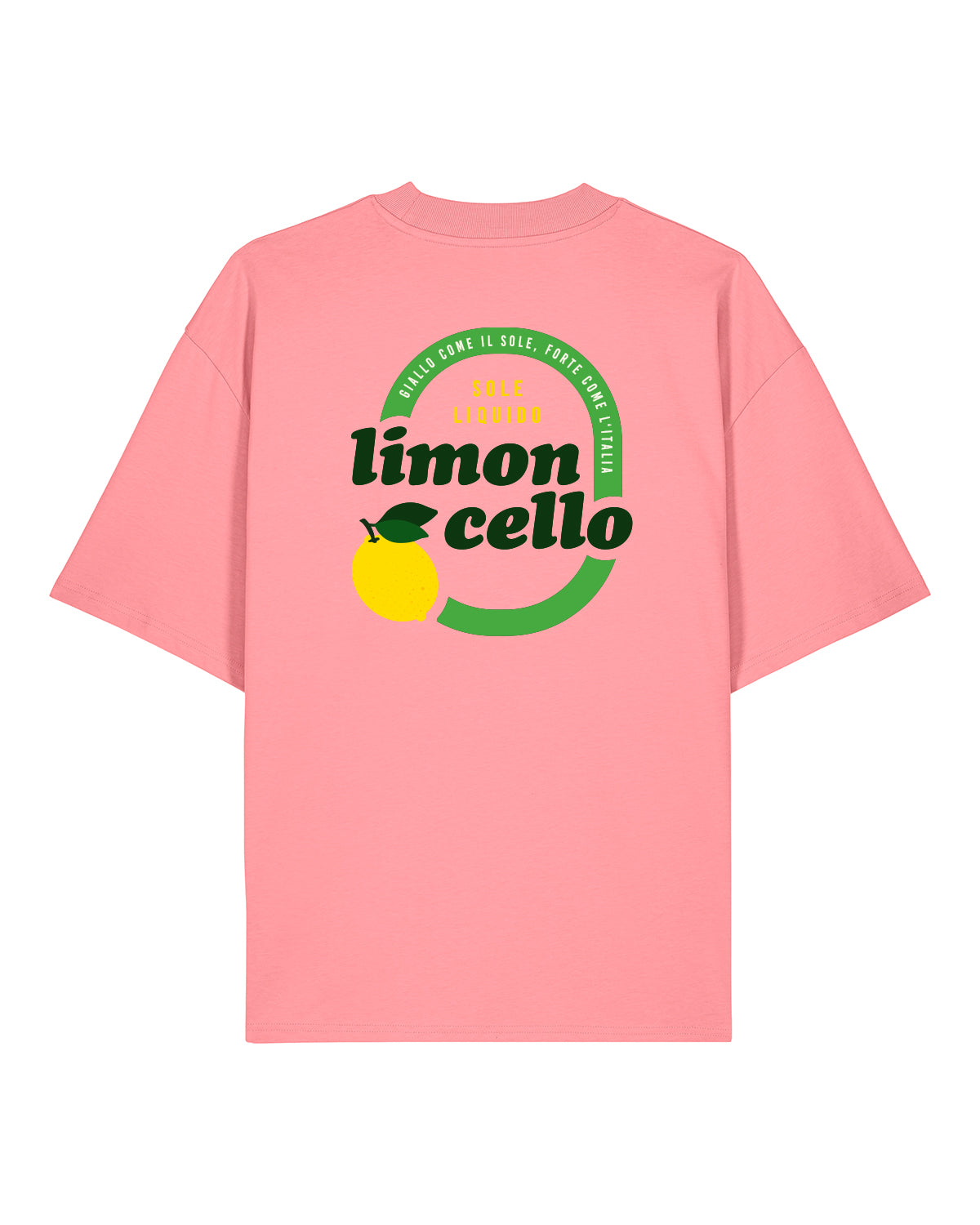 T-Shirt High Neck Backprint Limoncello – Gusto Liquido