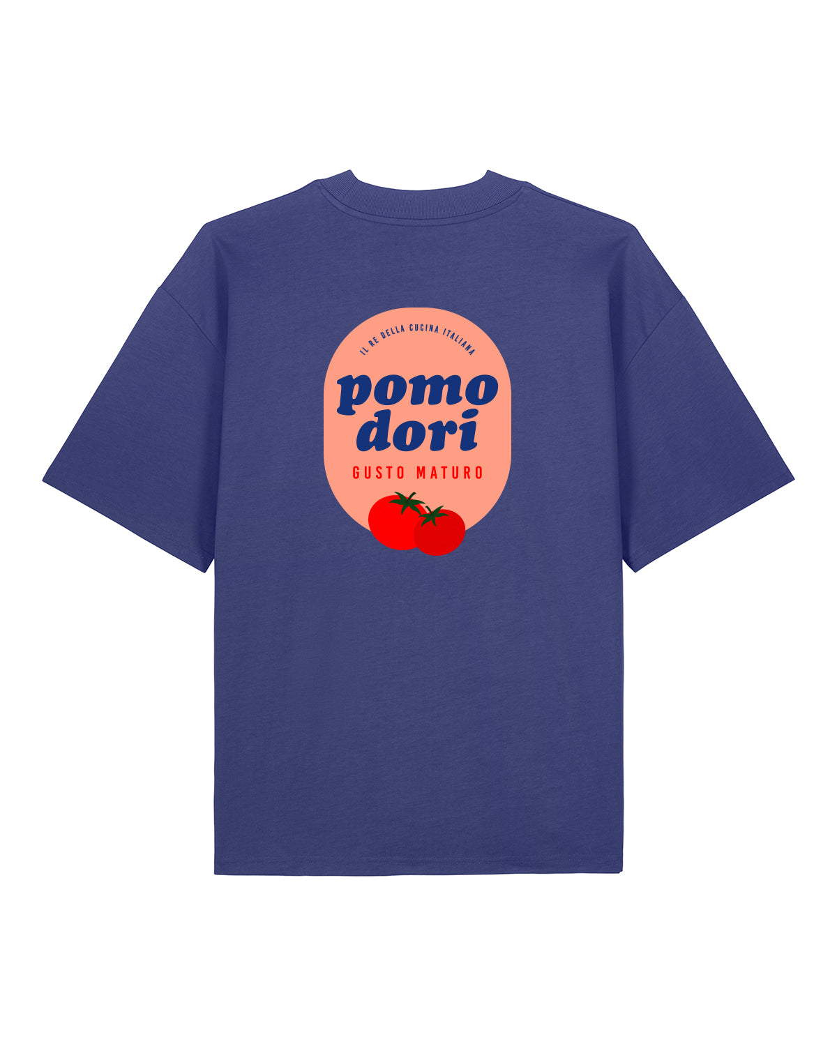 T-Shirt High Neck Backprint Pomodori – Gusto Maturo