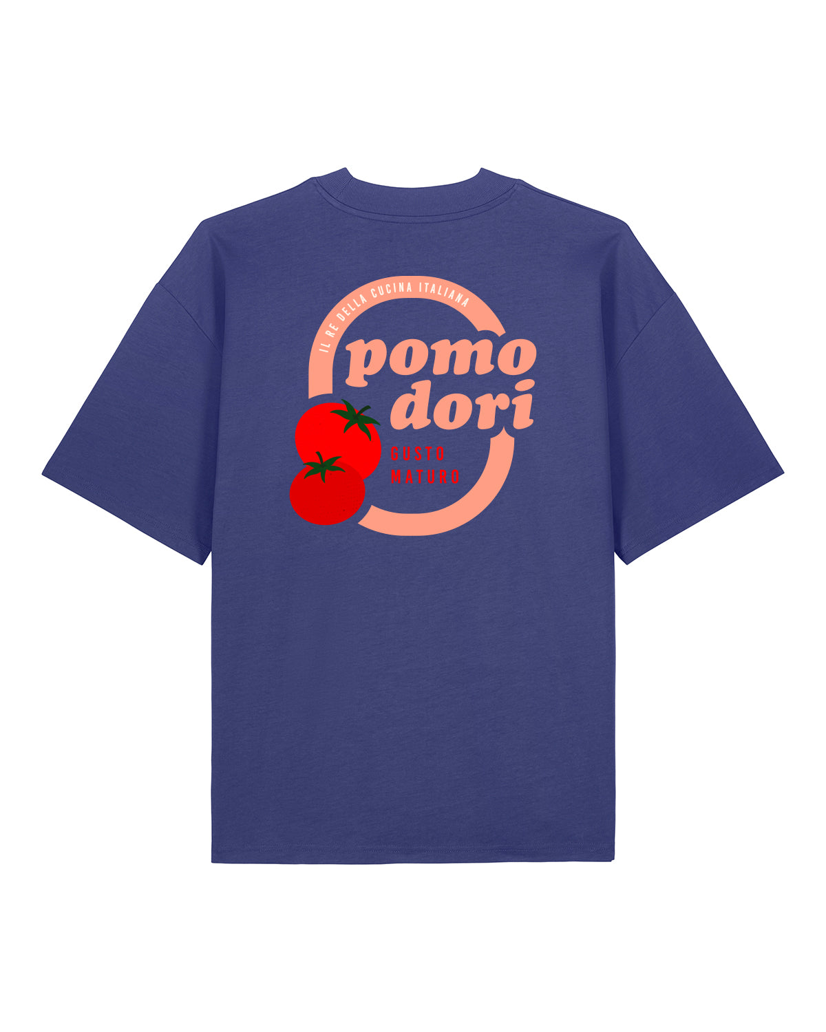 T-Shirt High Neck Backprint Pomodori – Gusto Maturo