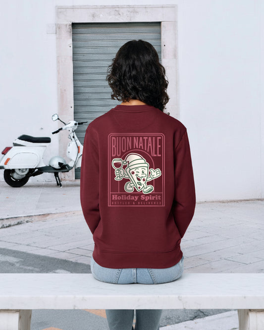 Unisex Sweatshirt Holiday Spirit Backprint