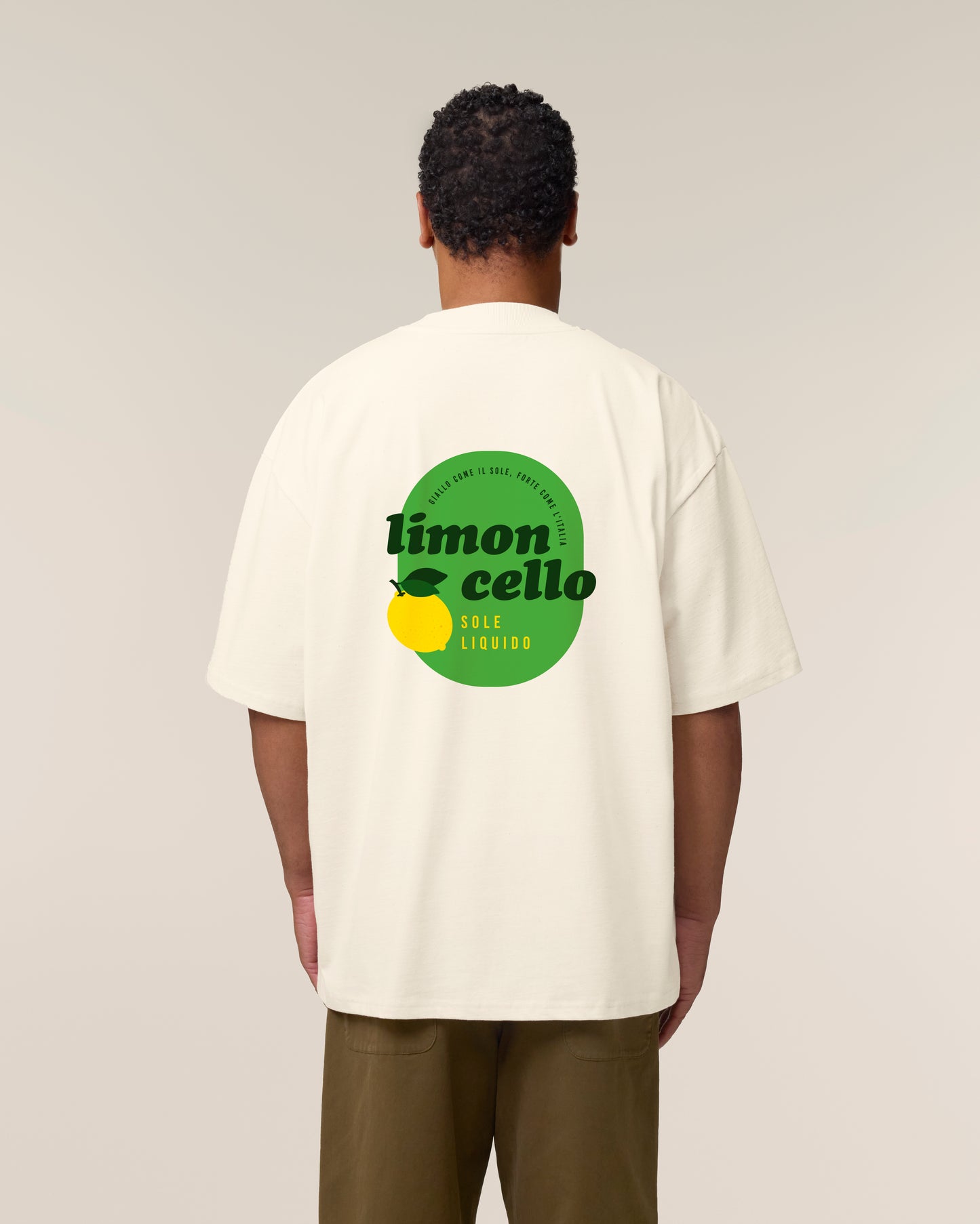T-Shirt High Neck Backprint Limoncello – Gusto Liquido