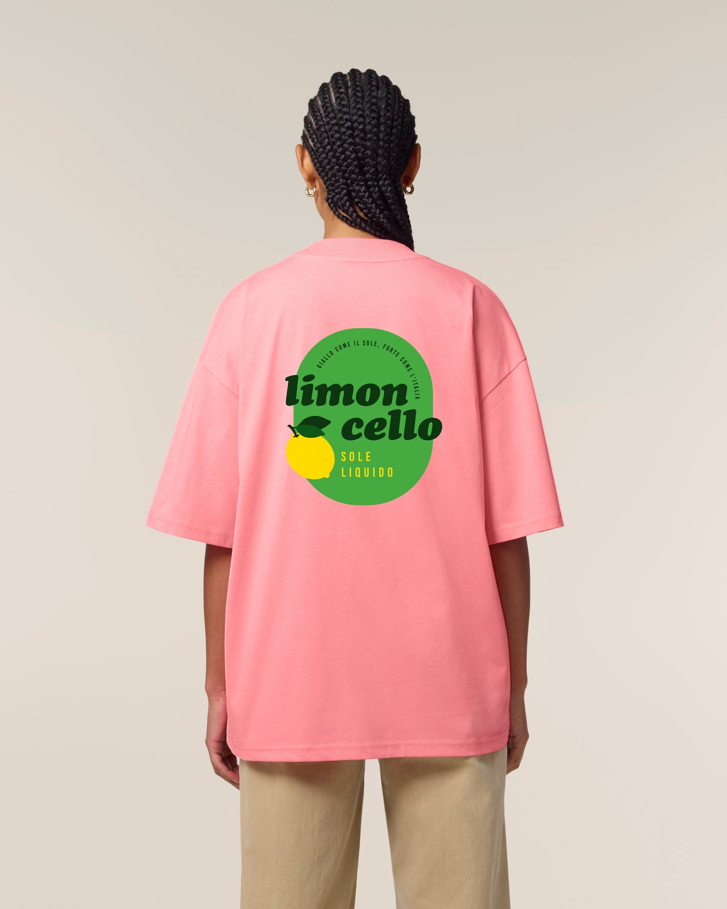 T-Shirt High Neck Backprint Limoncello – Gusto Liquido