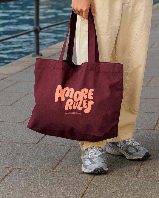 Shopping Bag Amore Rules Print