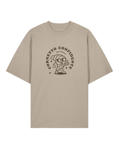 T-Shirt High Neck Frontprint Cornetto Confidente