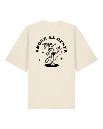T-Shirt High Neck Backprint Amore al Dente