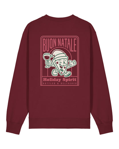 Crewneck-Sweatshirt Backprint Holiday Spirit