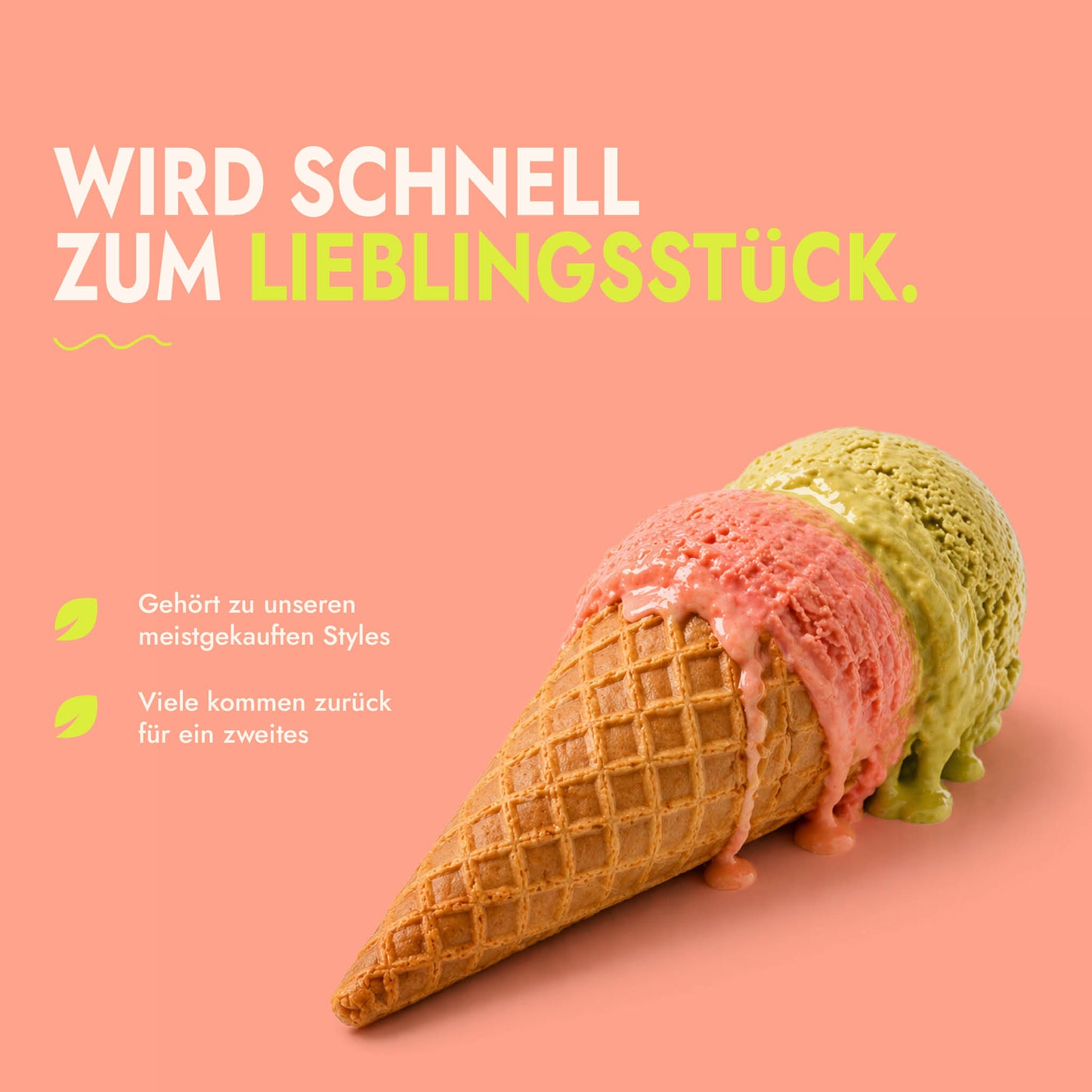 Unisex Oversized T-Shirt More Gelato Rückenprint