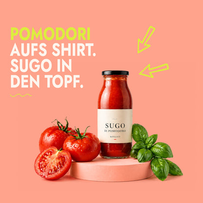 Unisex Oversized T-Shirt Pomodori Rückenprint