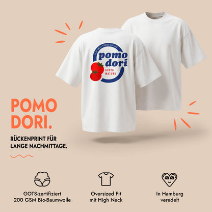 Unisex Oversized T-Shirt Pomodori Rückenprint