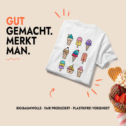Unisex Oversized T-Shirt Gelato Mix Rückenprint