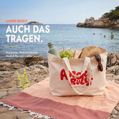 Shopping Bag Amore Rules Print