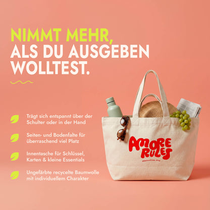 Shopping Bag Amore Rules Print