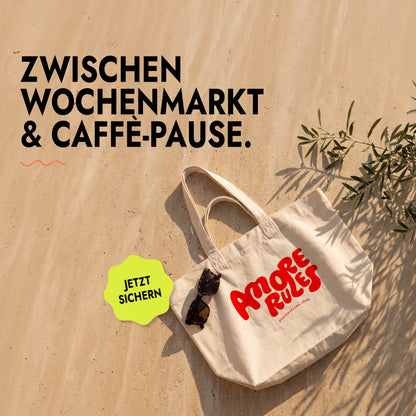 Shopping Bag Amore Rules Print
