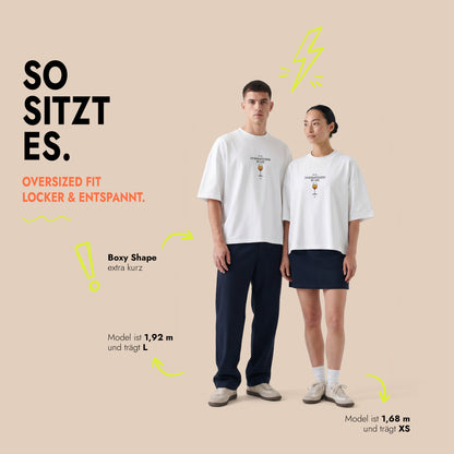 Unisex Oversized T-Shirt Aperitivo Daydream Frontprint