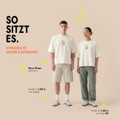 Unisex Oversized T-Shirt Pasta Therapy Frontprint