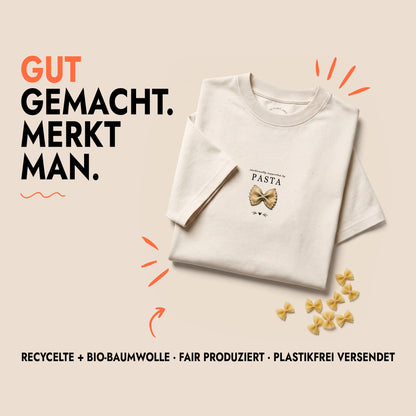 Unisex Oversized T-Shirt Pasta Therapy Frontprint