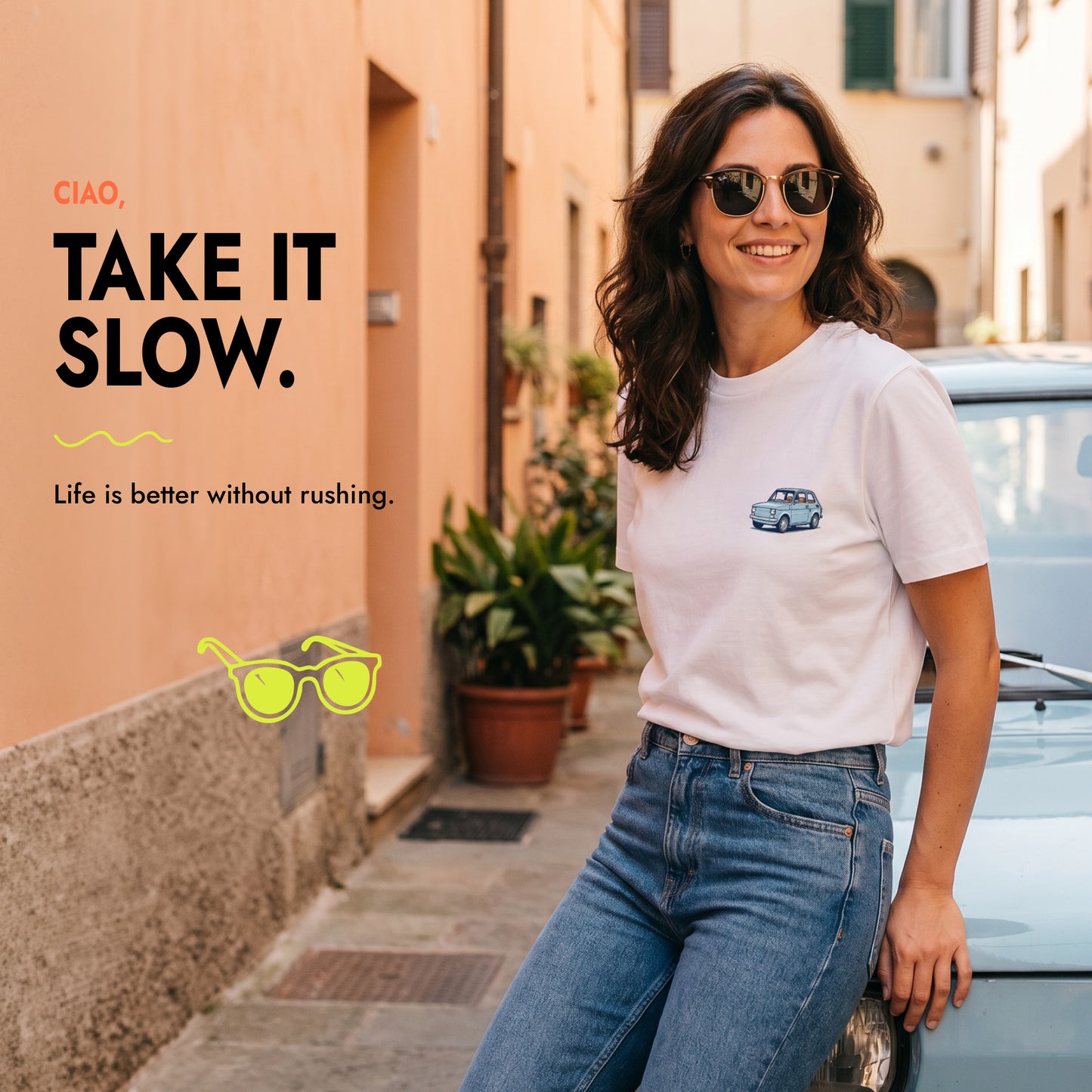 Unisex T-Shirt Ciao Cruiser Frontprint