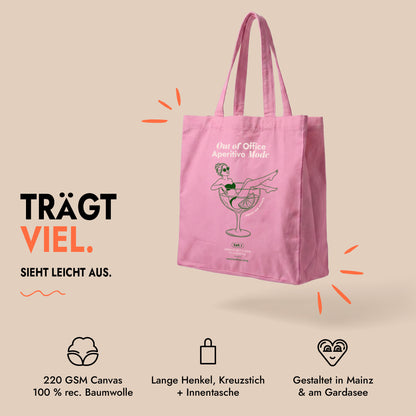 Tote Bag Out of Office Print