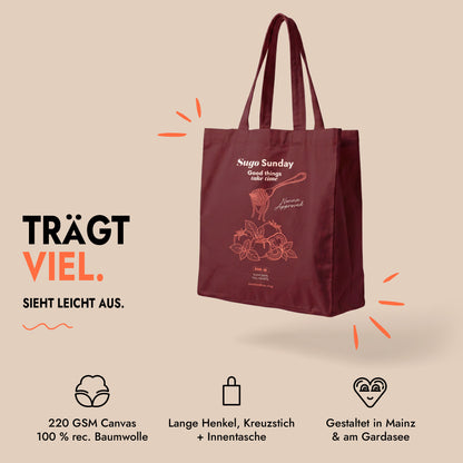 Tote Bag Sugo Sunday Print