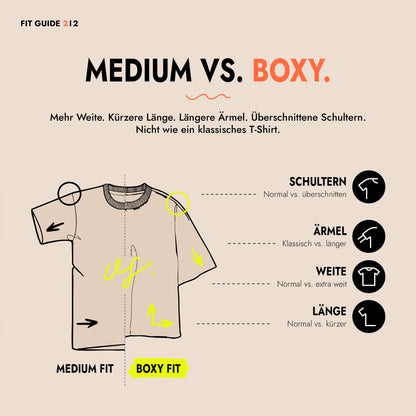 Unisex Boxy T-Shirt Aperitivo Daydream Frontprint