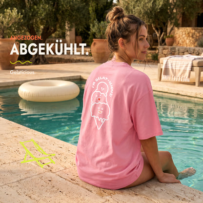 Unisex Oversized T-Shirt Gelaticious Rückenprint