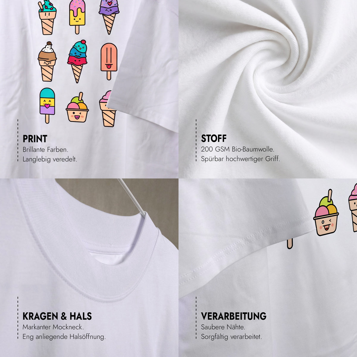 Unisex Oversized T-Shirt Gelato Mix Rückenprint