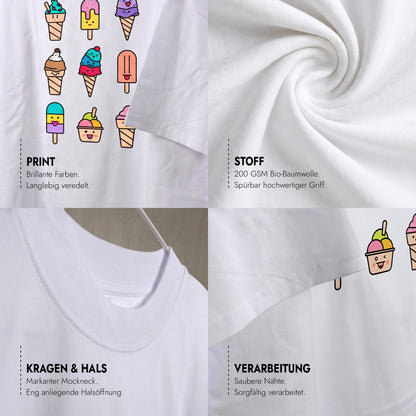 Unisex Oversized T-Shirt Gelato Mix Rückenprint