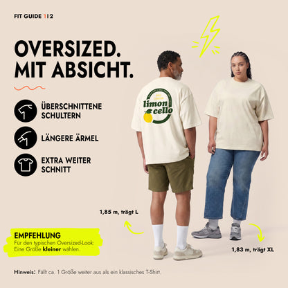 Unisex Oversized T-Shirt Limoncello Rückenprint
