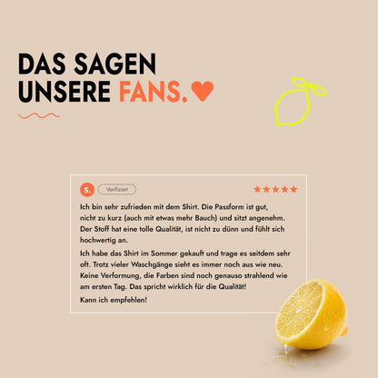 Unisex Oversized T-Shirt Limoncello Rückenprint