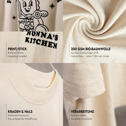 Unisex Oversized T-Shirt Raviolo Rider Rückenprint & Stick