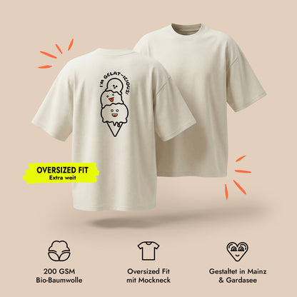 Unisex Oversized T-Shirt Gelaticious Rückenprint