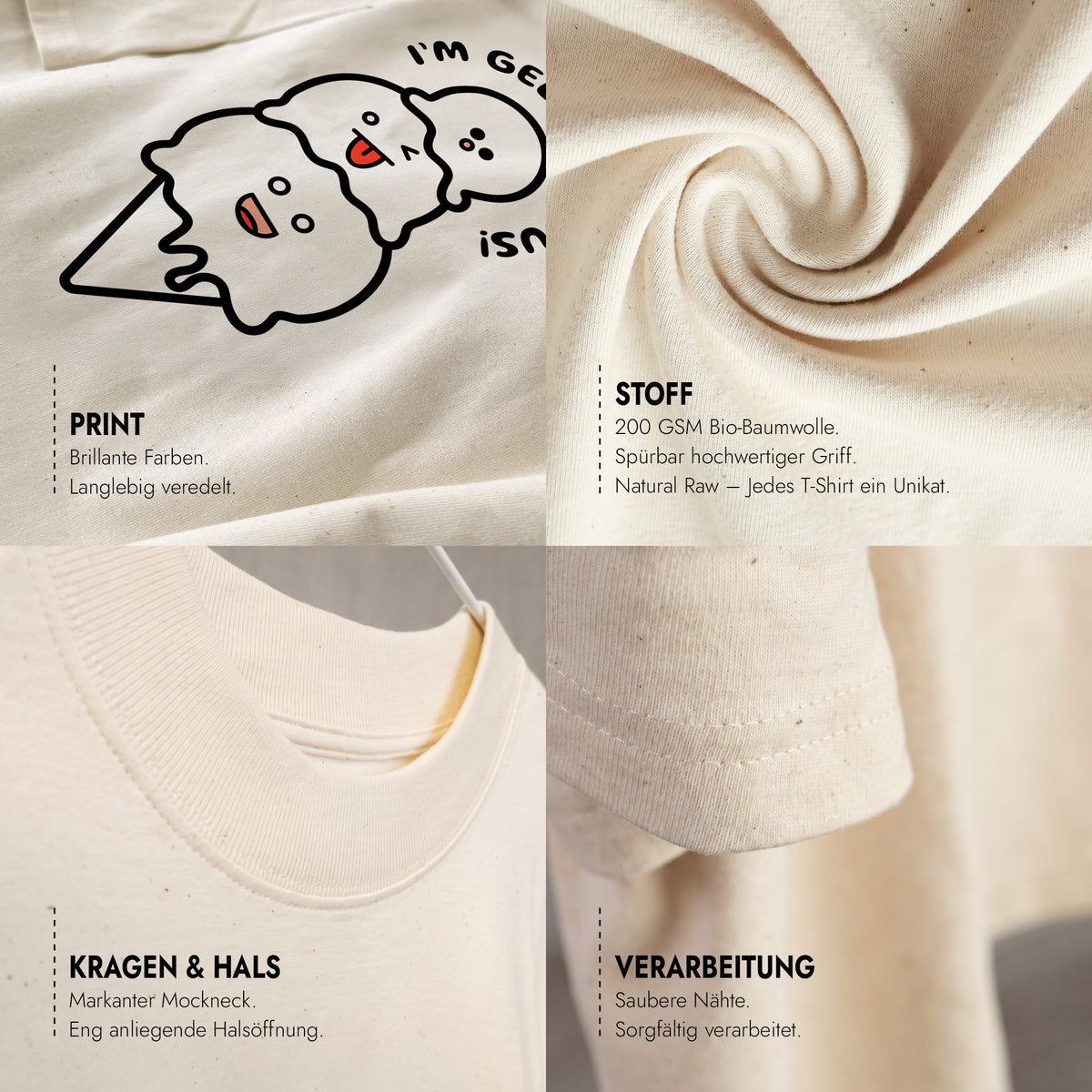 Unisex Oversized T-Shirt Gelaticious Rückenprint