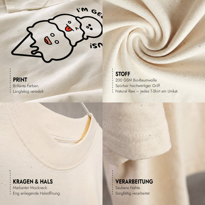 Unisex Oversized T-Shirt Gelaticious Rückenprint