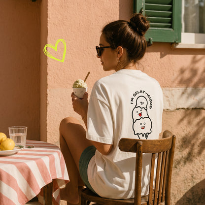 Unisex Oversized T-Shirt Gelaticious Rückenprint