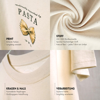 Unisex Boxy T-Shirt Pasta Therapy Frontprint