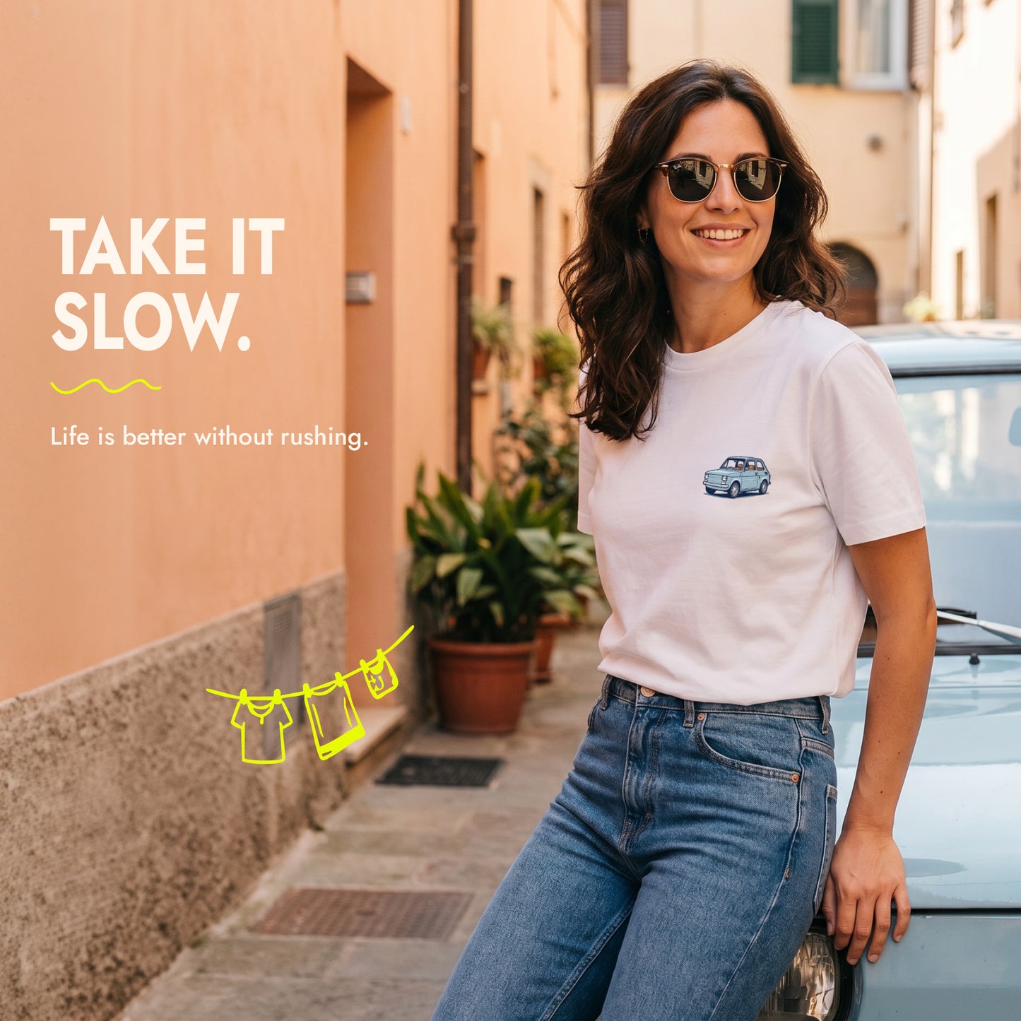 Unisex T-Shirt Ciao Cruiser Frontprint