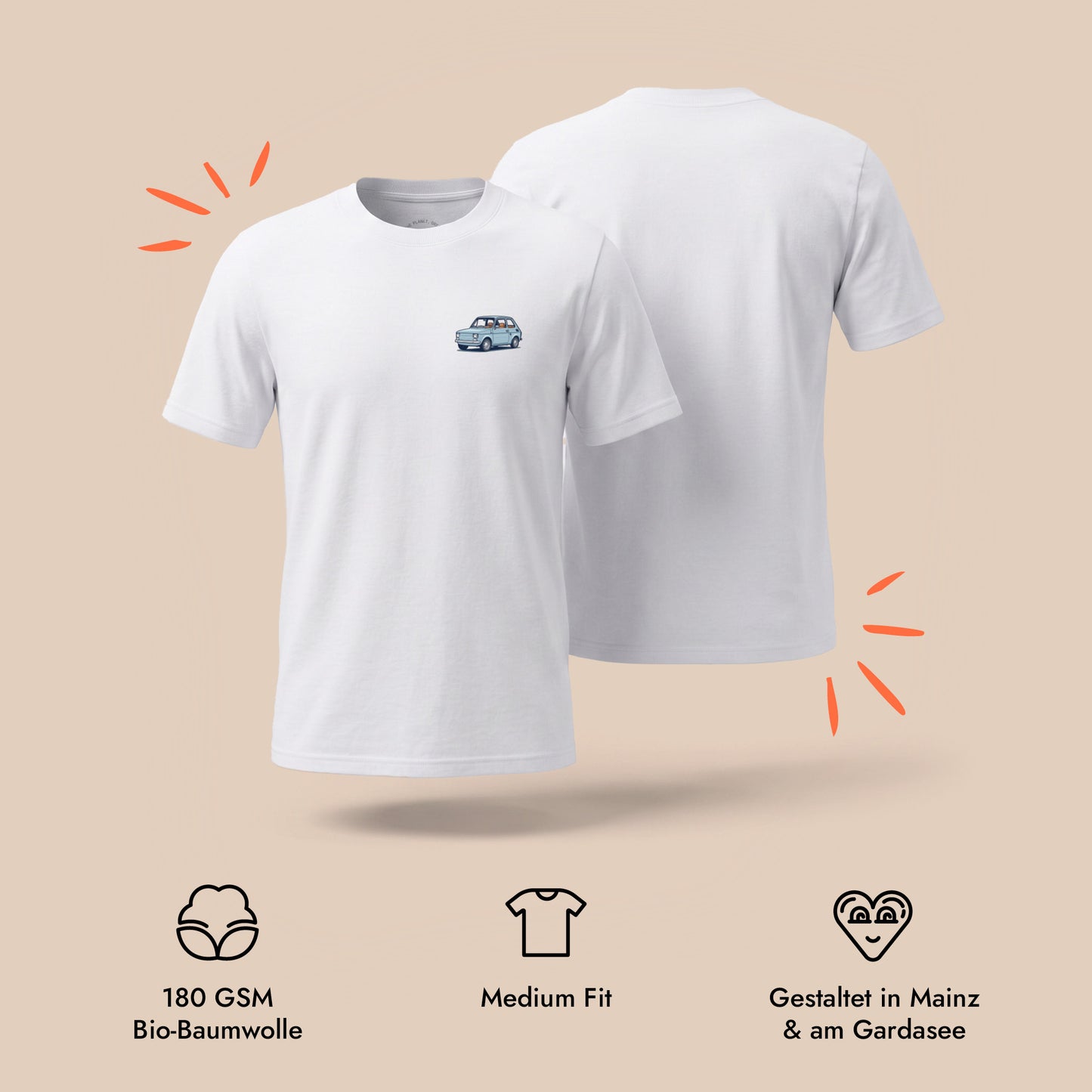 Unisex T-Shirt Ciao Cruiser Frontprint