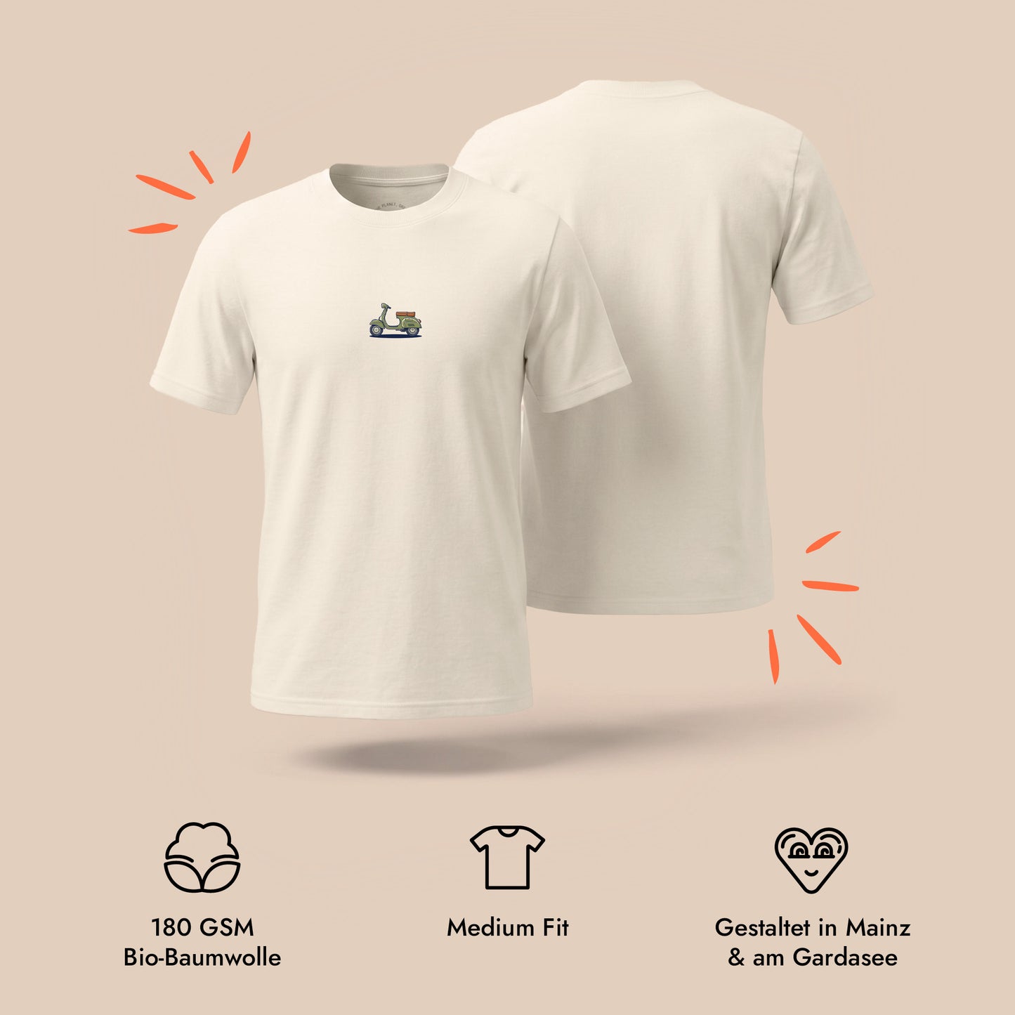 Unisex T-Shirt Dolce Ride Frontprint
