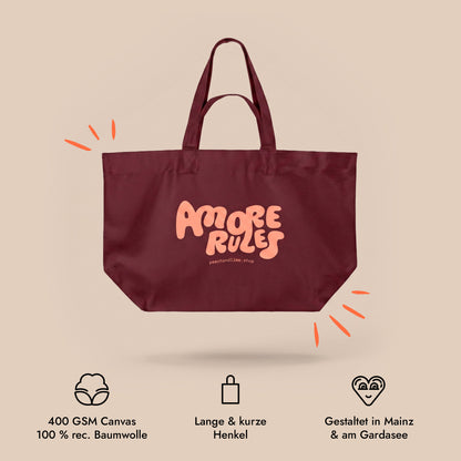 Shopping Bag Amore Rules Print